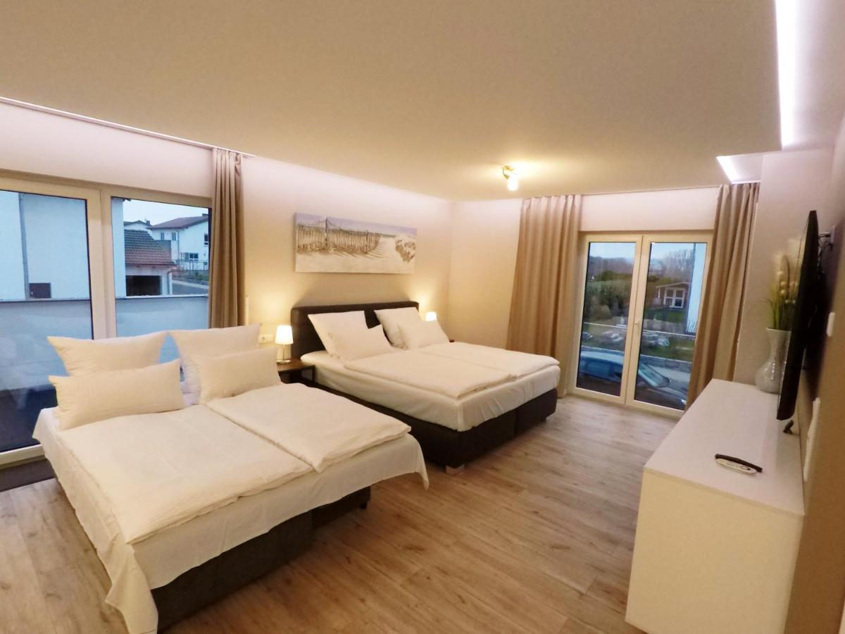 -Neubau- 42 Qm Balkon-Apartment Fulda Esterno foto