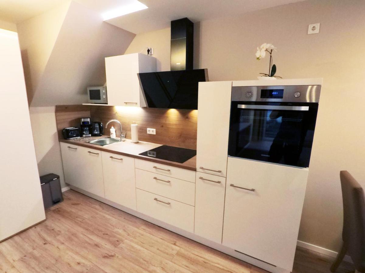 -Neubau- 42 Qm Balkon-Apartment Fulda Esterno foto