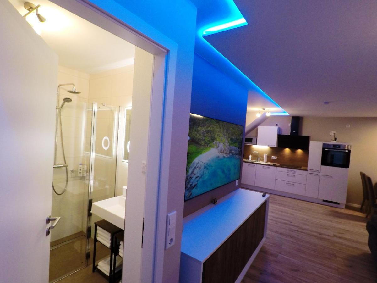-Neubau- 42 Qm Balkon-Apartment Fulda Esterno foto