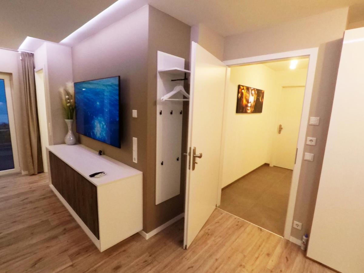 -Neubau- 42 Qm Balkon-Apartment Fulda Esterno foto