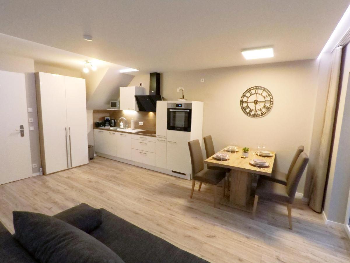 -Neubau- 42 Qm Balkon-Apartment Fulda Esterno foto
