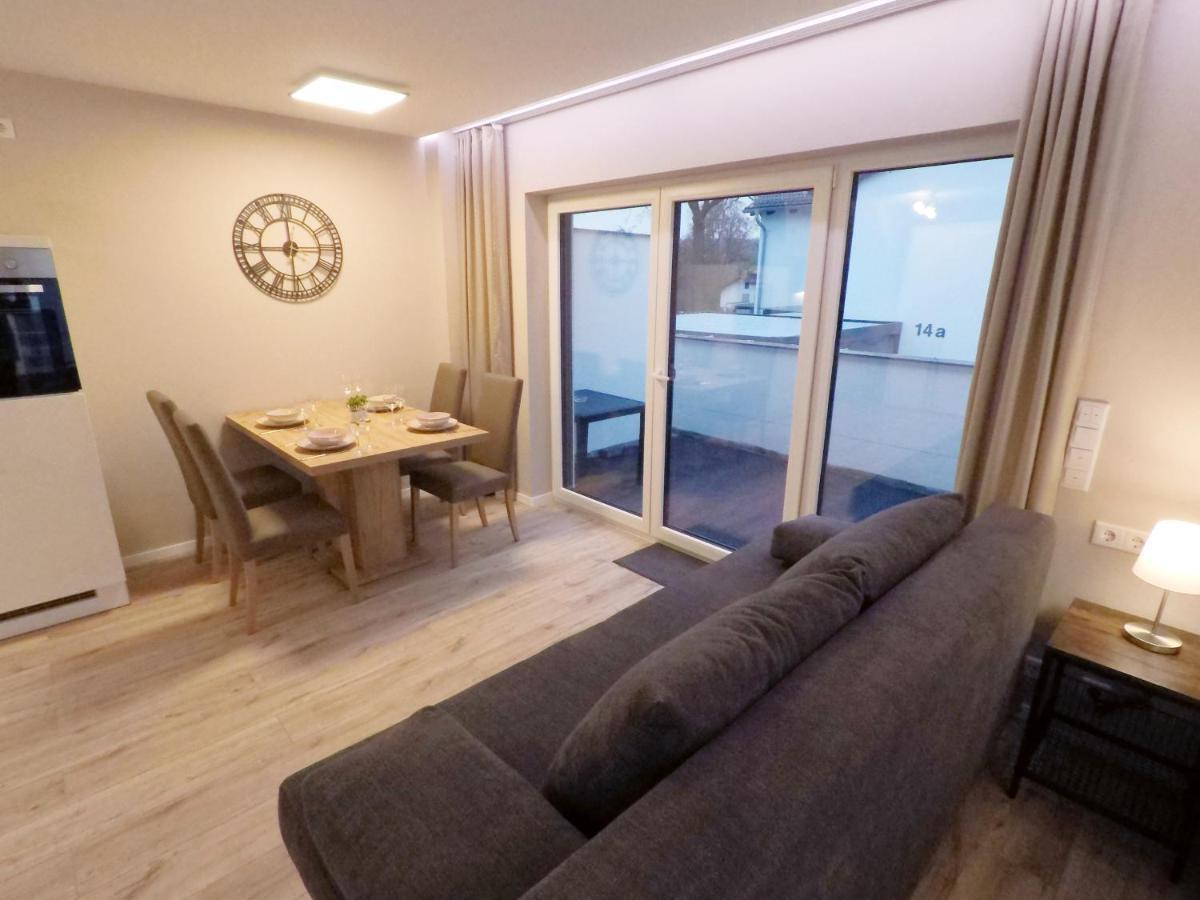 -Neubau- 42 Qm Balkon-Apartment Fulda Esterno foto