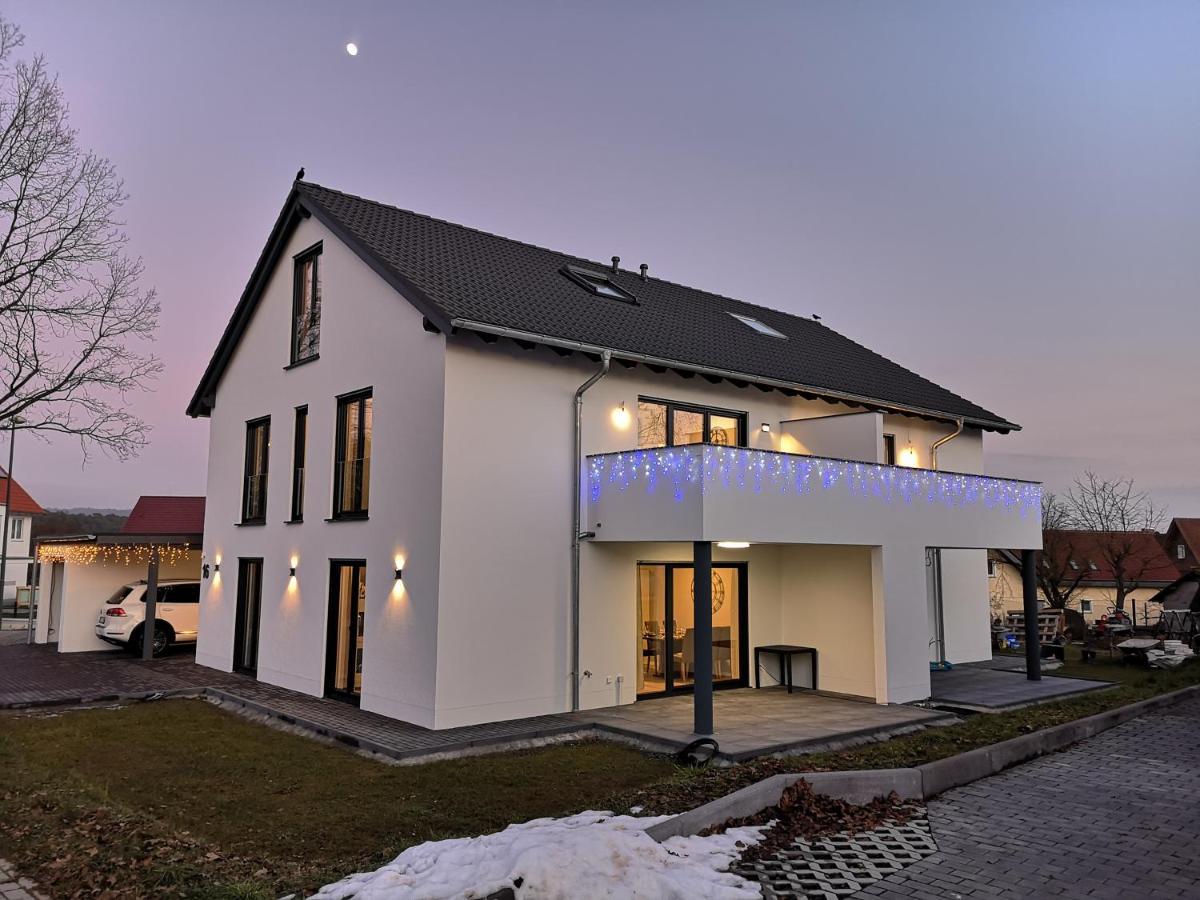 -Neubau- 42 Qm Balkon-Apartment Fulda Esterno foto